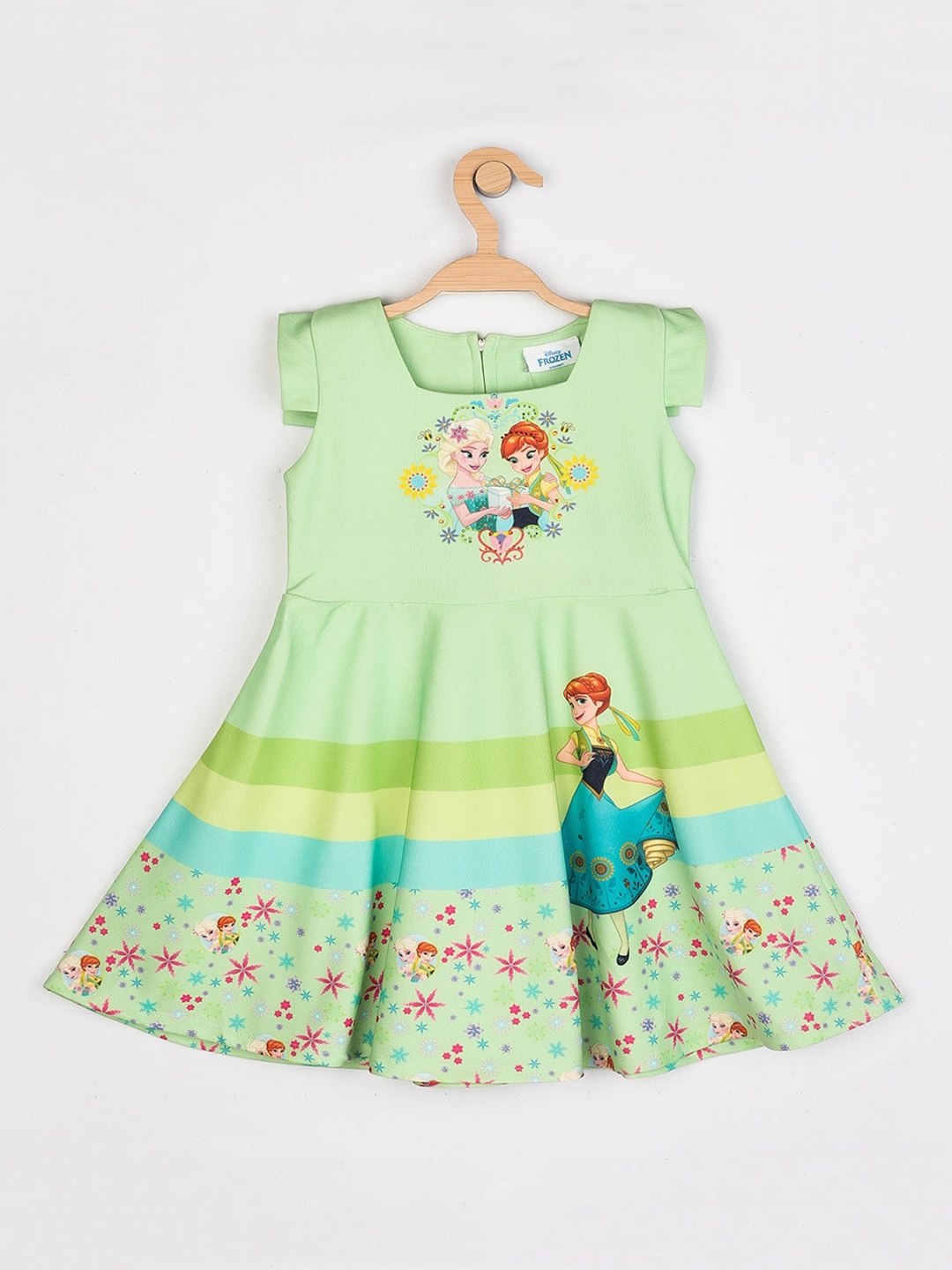 

Peppermint Green Floral Dress