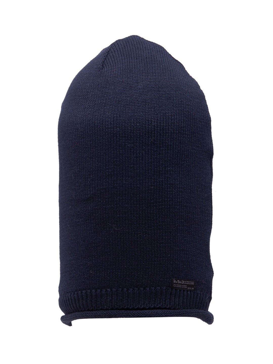 

513 Women Navy Blue Cotton Beanie Cap