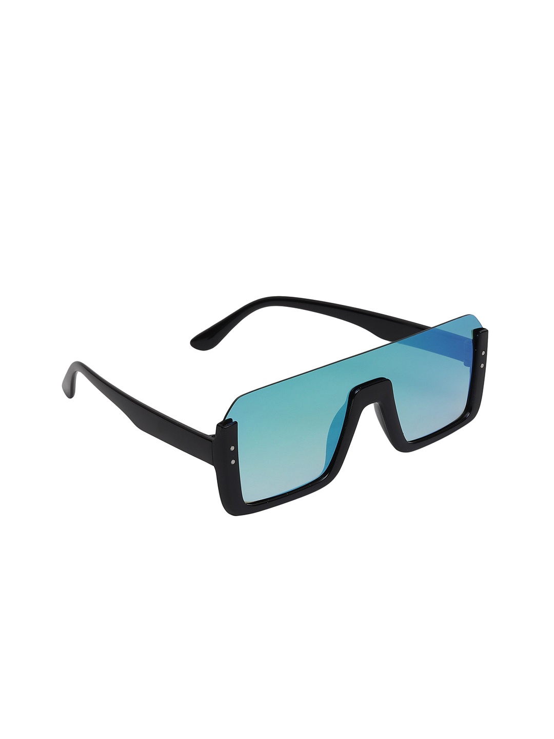 

CELEBRITY SUNGLASSES Unisex Green Lens & Black Rectangle UV Protected Lens CL-MF-Akshay-04