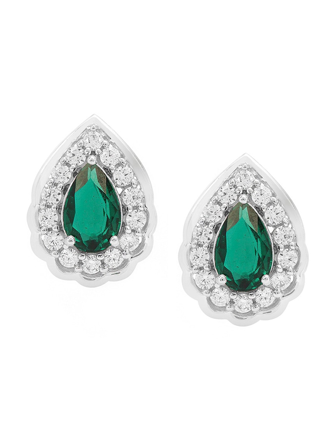 

LA SOULA Green Classic Studs Earrings