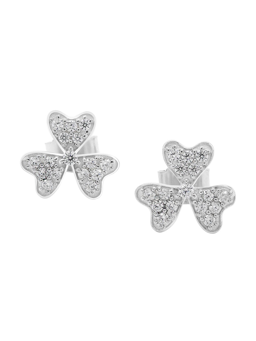 

LA SOULA White Classic Studs Earrings