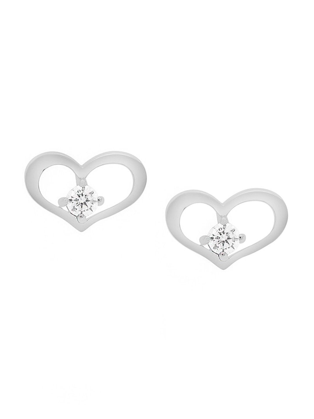 

LA SOULA White Classic Studs Earrings