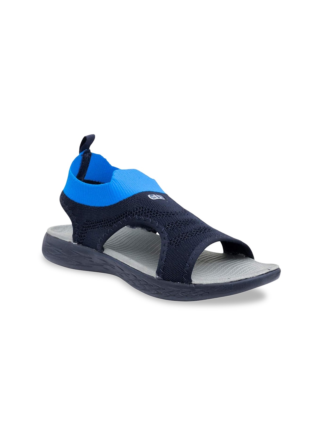 

Columbus Men Blue Colourblocked Knitcool Sports Sandals