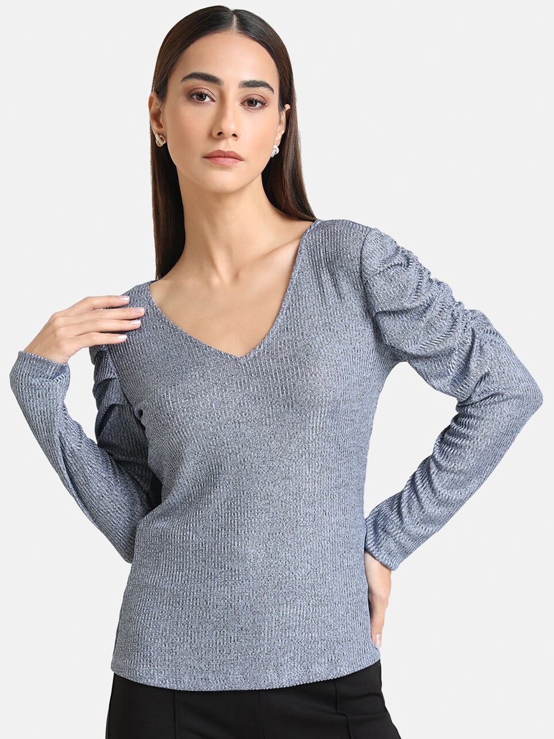 

Kazo Blue Regular Top