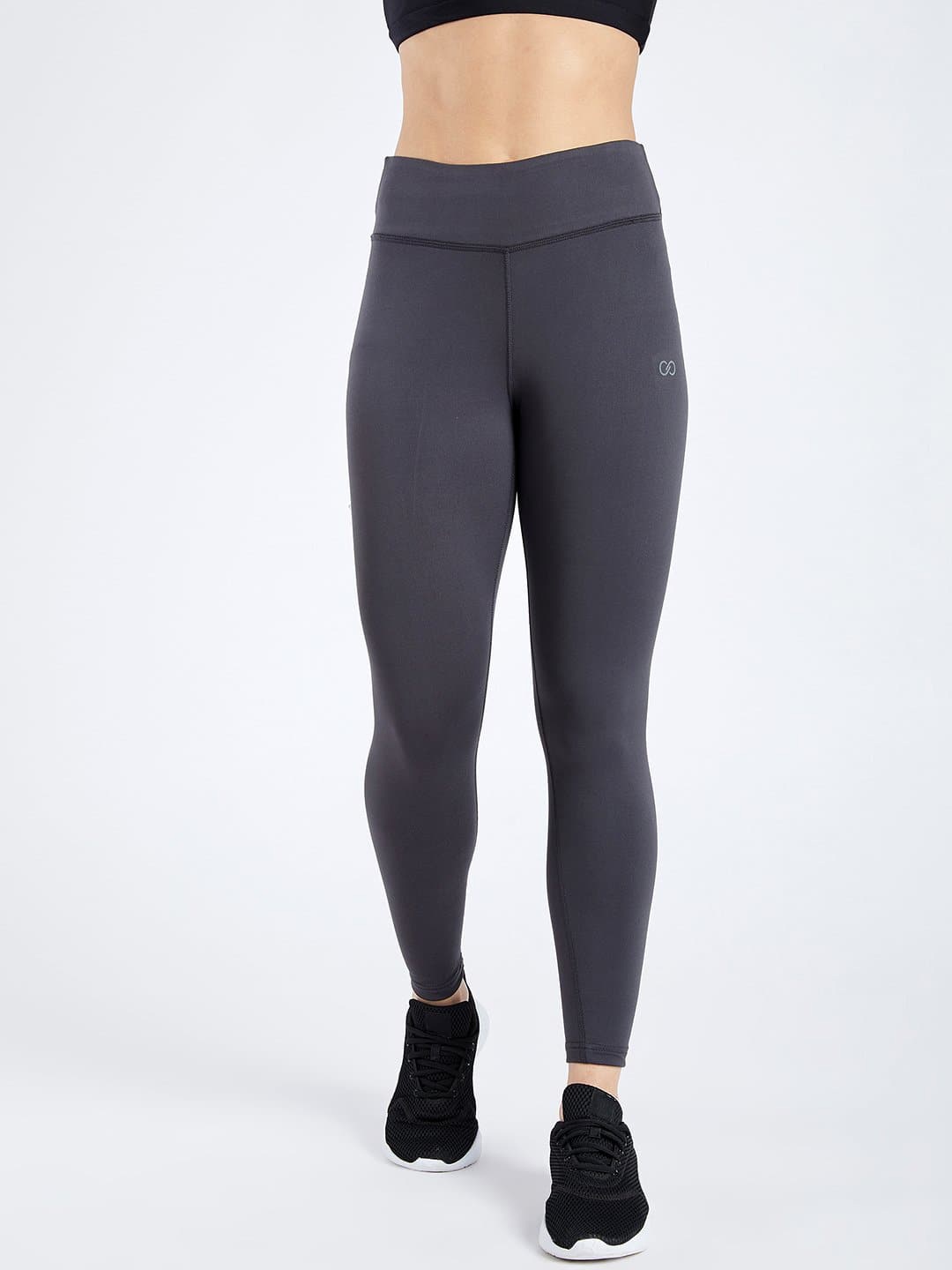 

CREEZ Women Navy Blue Solid Skinny Fit Antimicrobial Rapid Dry Tights