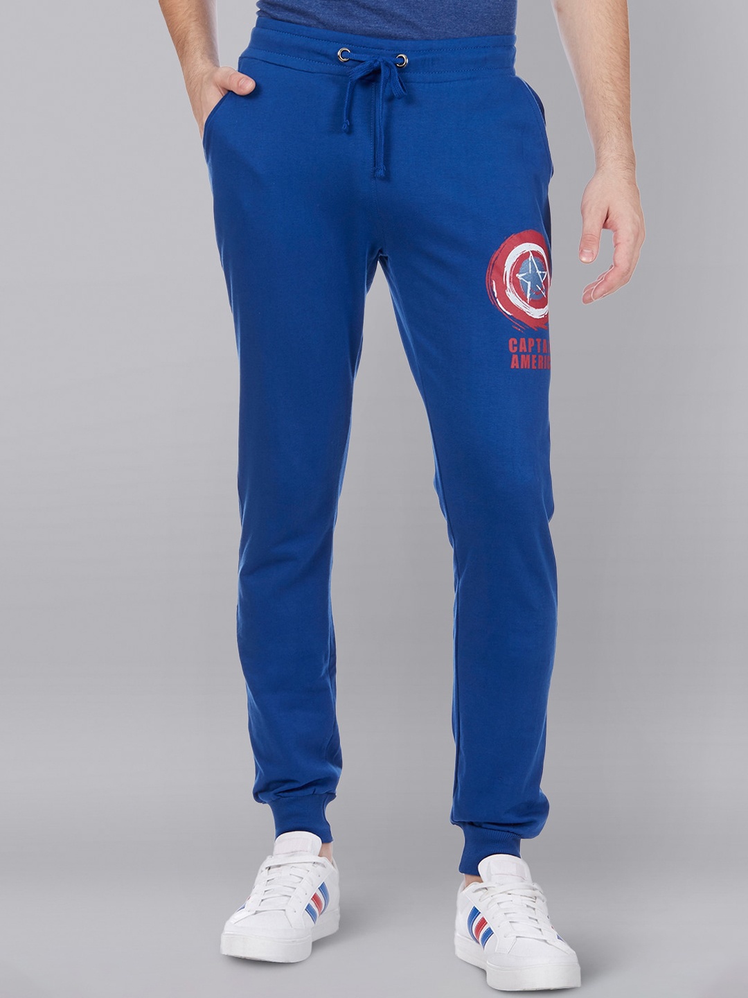 

Free Authority Men Blue Captain America Pure Cotton Joggers