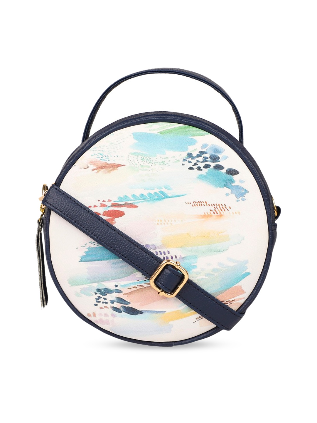 

Bagsy Malone Multicoloured Printed Structured Sling Bag, Multi