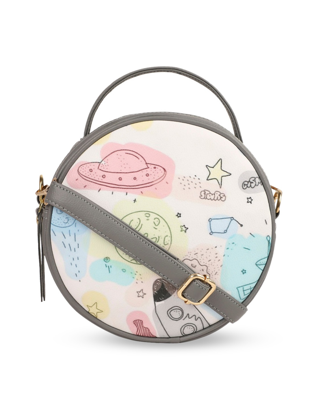 

Bagsy Malone Multicoloured Printed Full Moon Handheld Bag, Multi