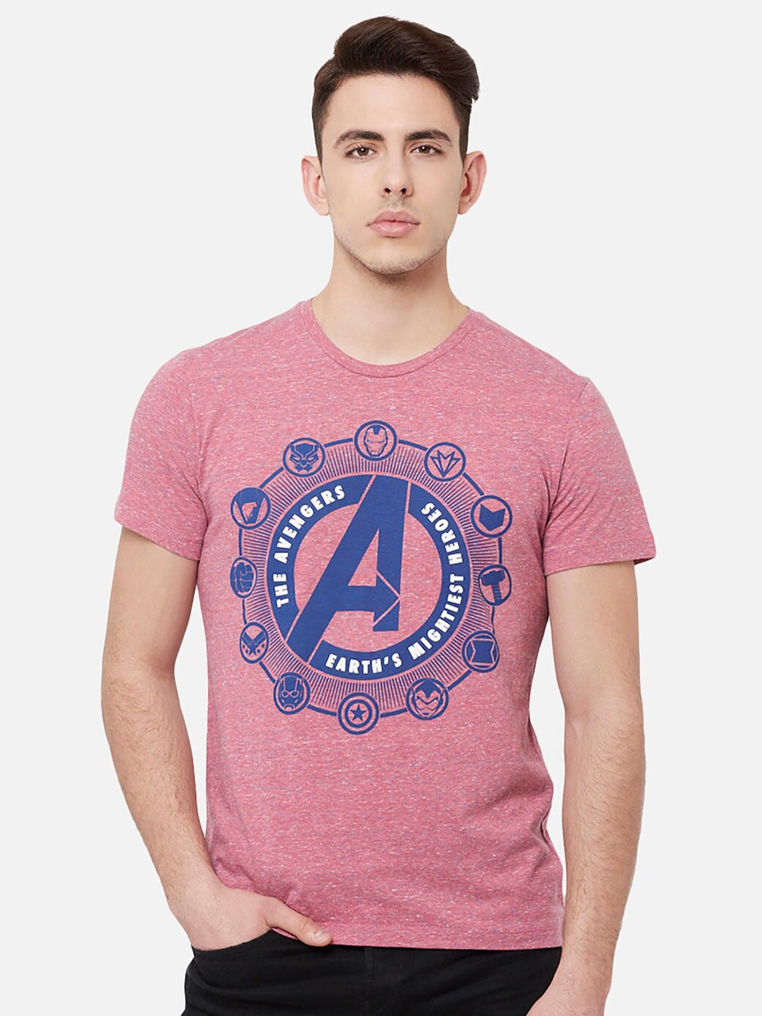 

Free Authority Men Multicoloured Avengers Printed T-shirt, Multi