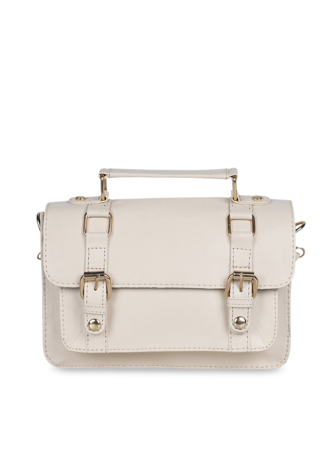 

Bagsy Malone Off White PU Structured Satchel