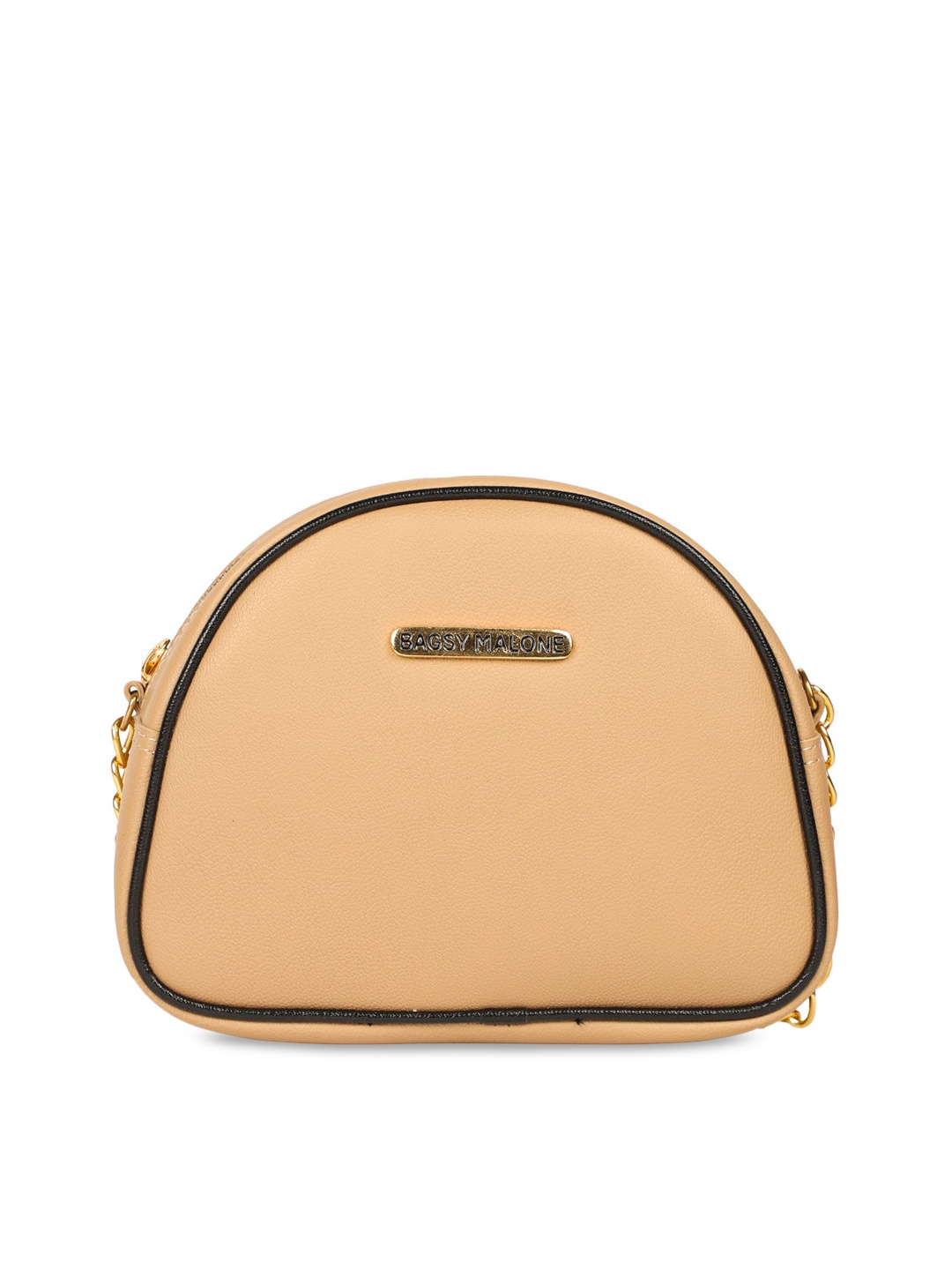 

Bagsy Malone Beige PU Structured Handheld Bag