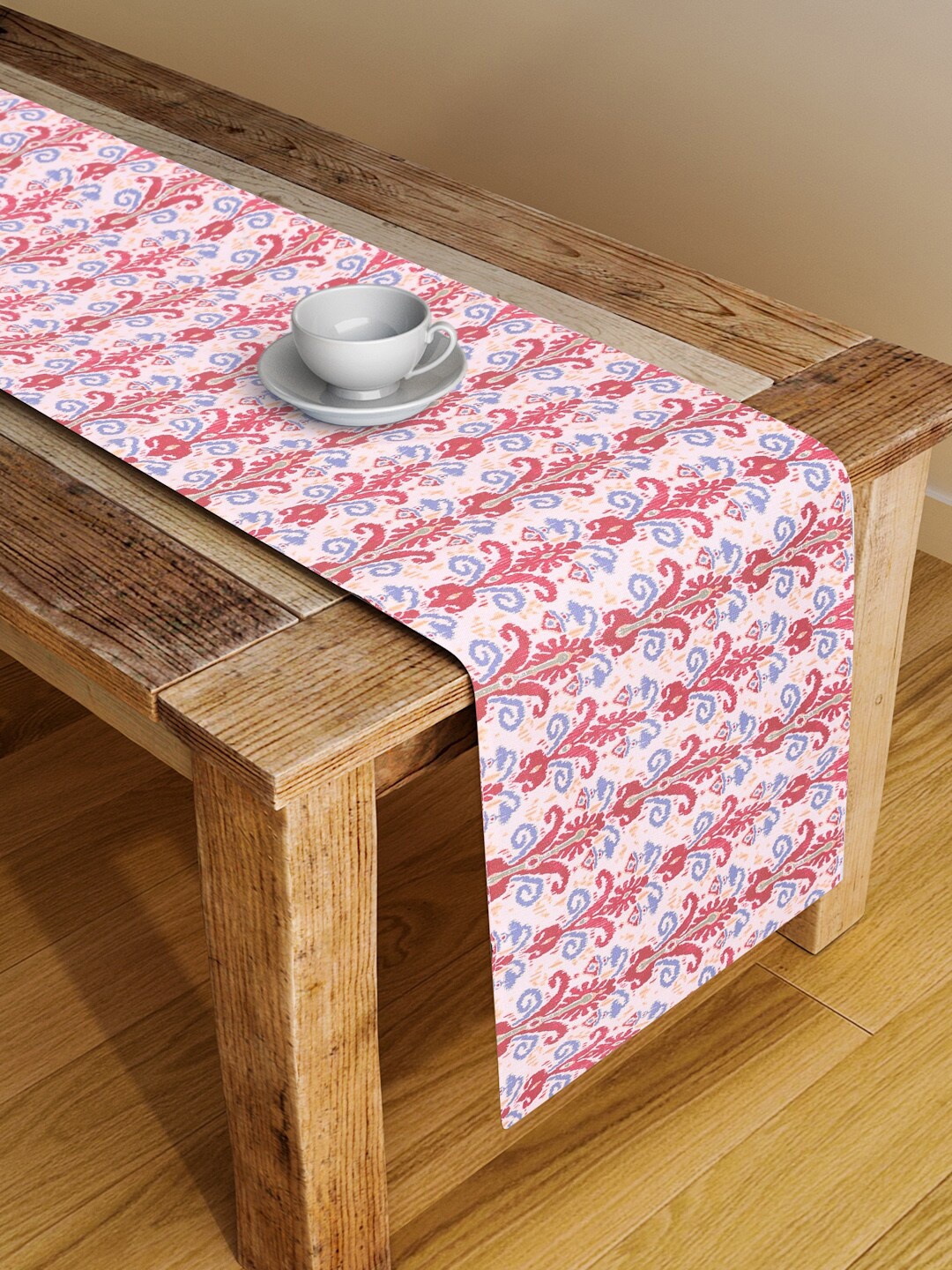 

Alina decor Red & Pink Digital Printed Table Runner