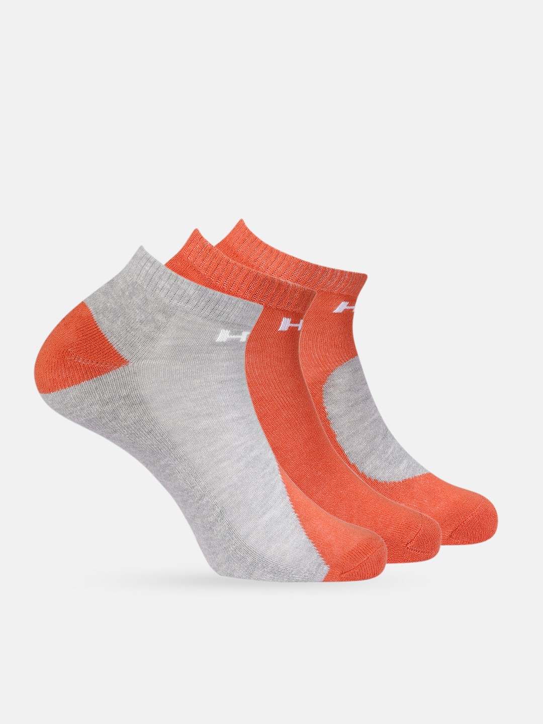 

HRX by Hrithik Roshan Men Pack Of 3 Ankle-Length Socks, Orange