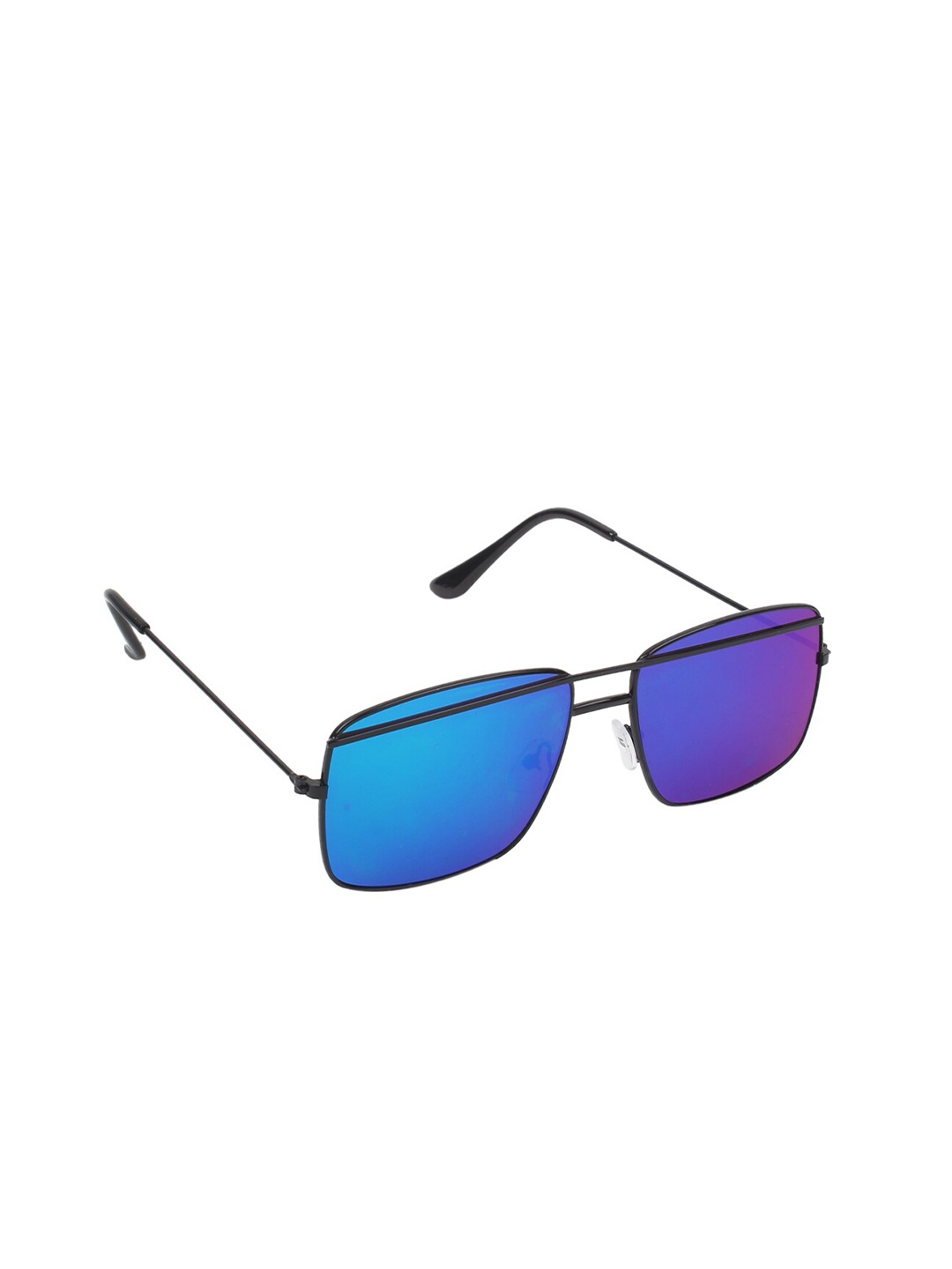 

Swiss Design Blue & Black Lens Rectangle Sunglasses with UV Protected Lens