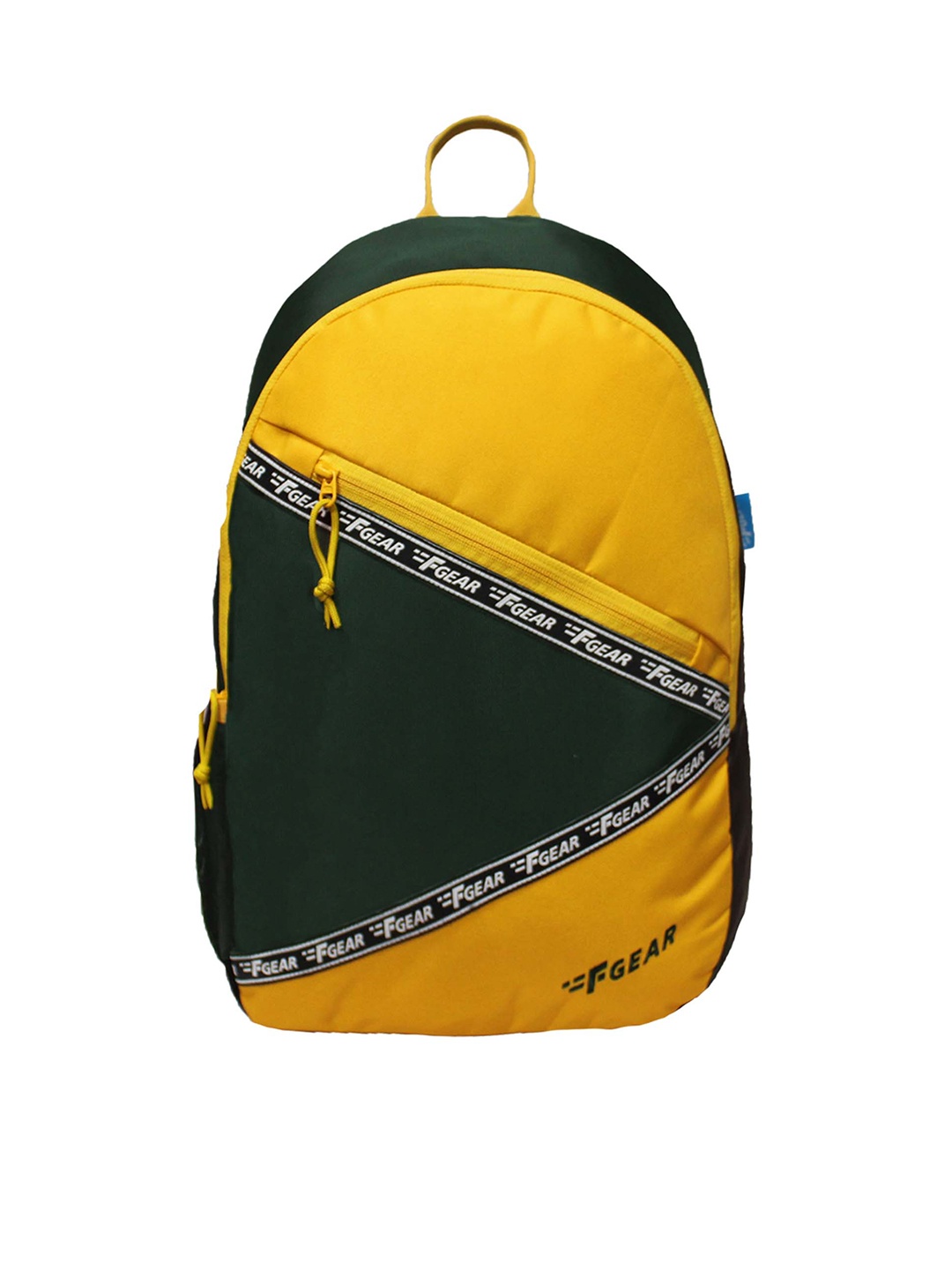 

F Gear Unisex Green & Yellow Colourblocked Inferno Spruce Casual Backpack