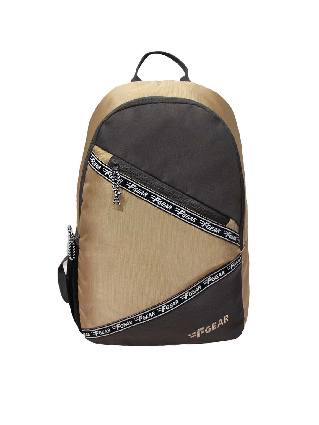 

F Gear Unisex Beige & Grey Colourblocked Inferno Starfish Casual Backpack