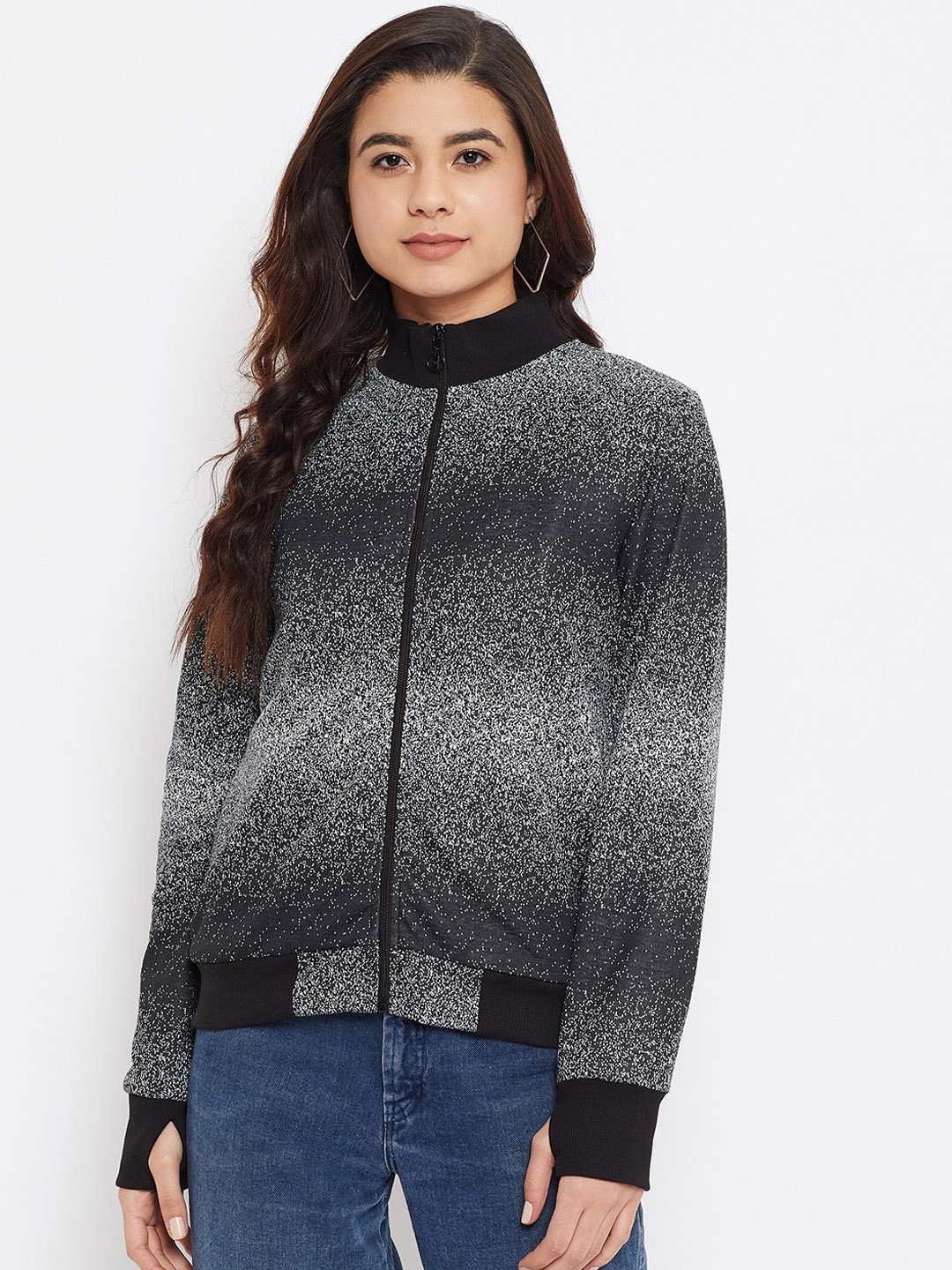 

Madame Women Black Sweatshirt