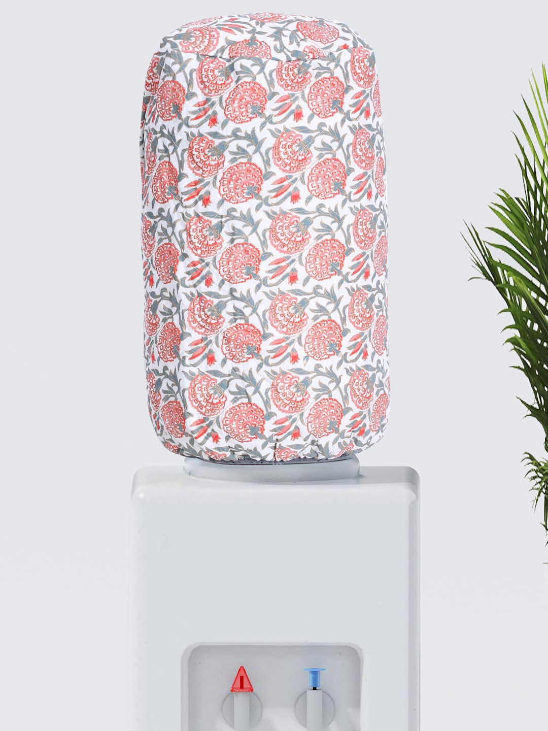 

Rajasthan Decor White & Pink Printed Cotton Water Dispenser Cover