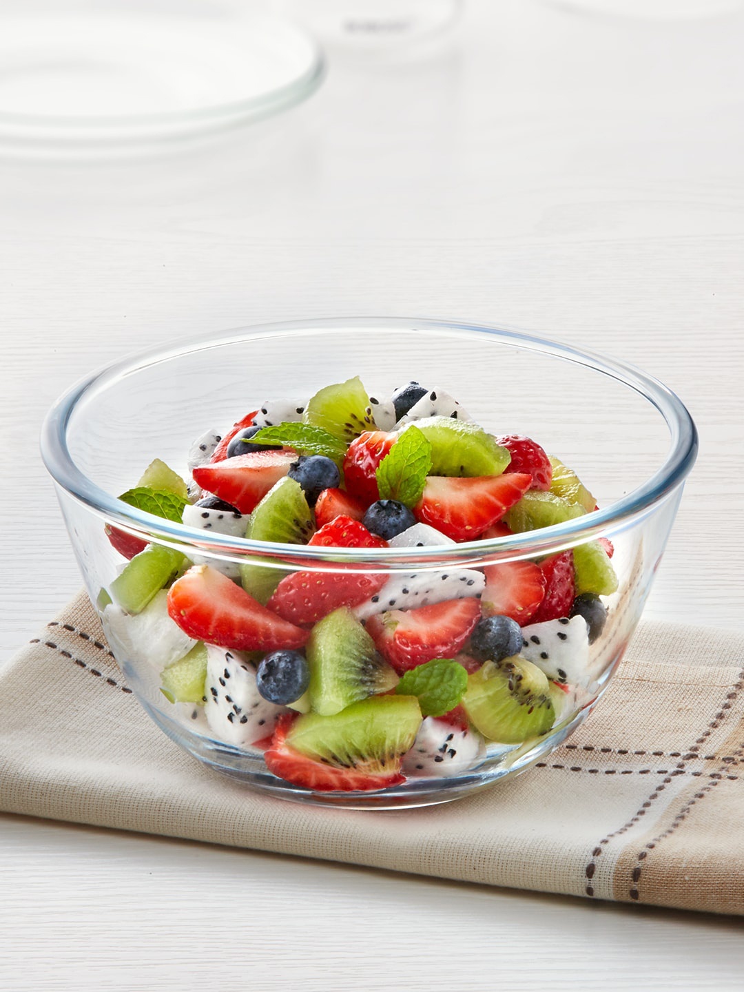 

BOROSIL Transparent Glass Mixing & Serving Bowl Oven & Microwave Safe - 500 ml