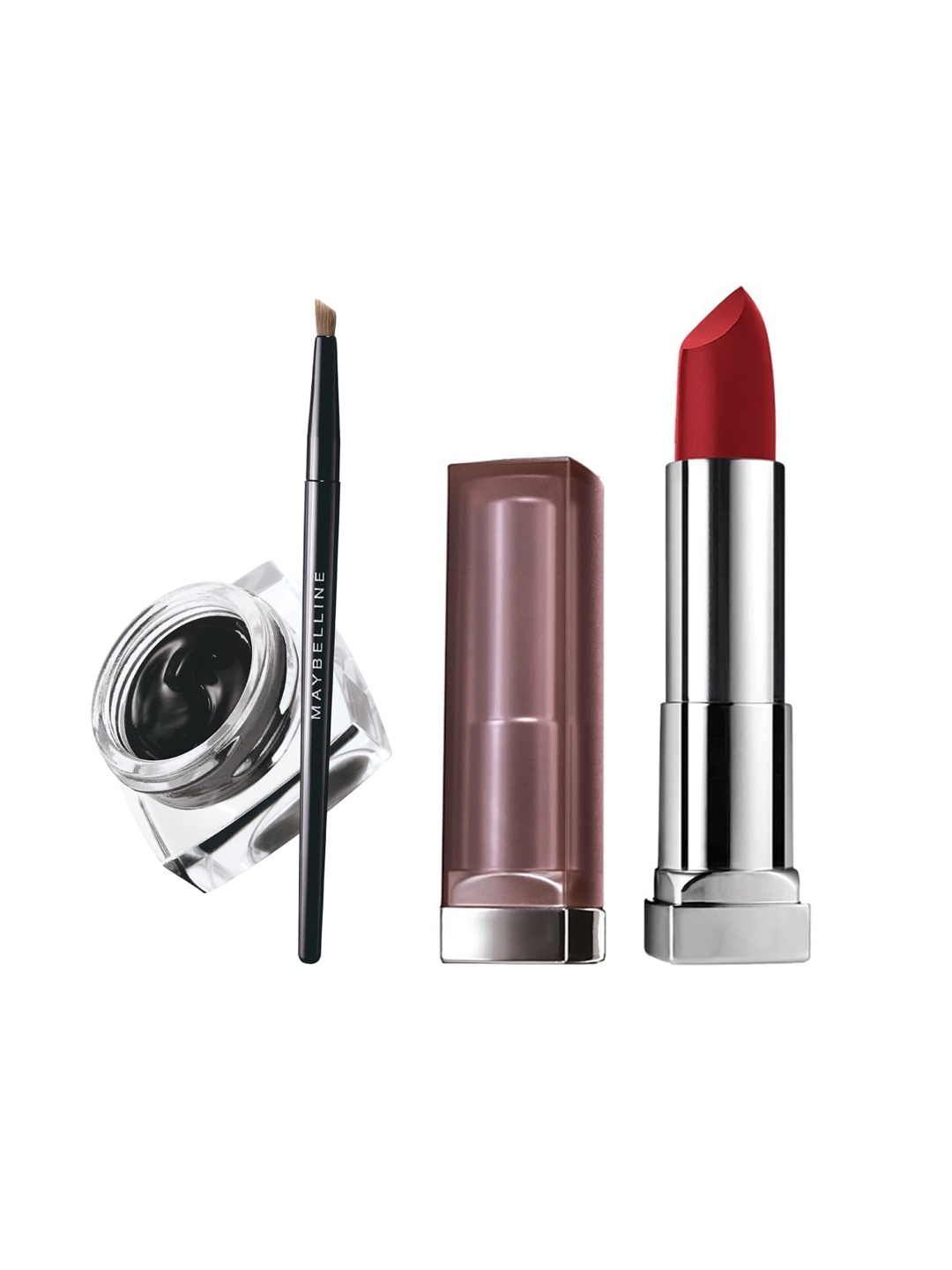 

Maybelline New York Lasting Drama Gel Eyeliner & Creamy Matte Lipstick, Black