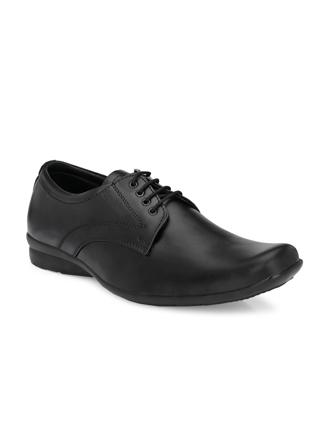 

John Karsun Men Black Formal Derbys