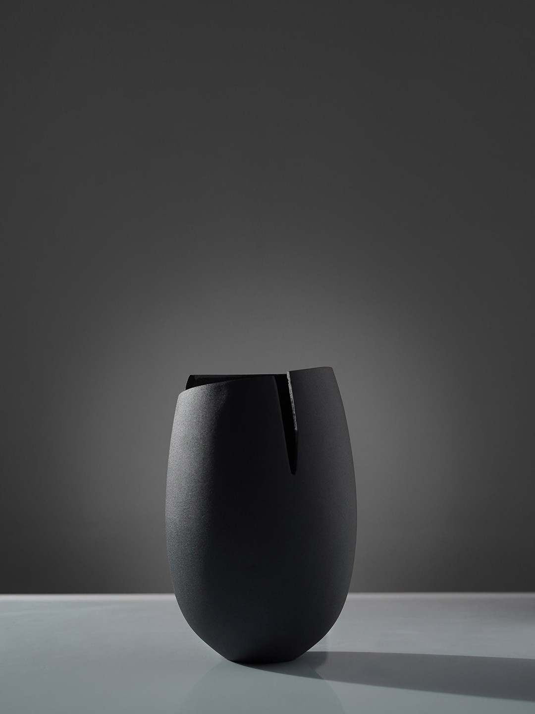 

Folkstorys Grey Solid Metal Vase
