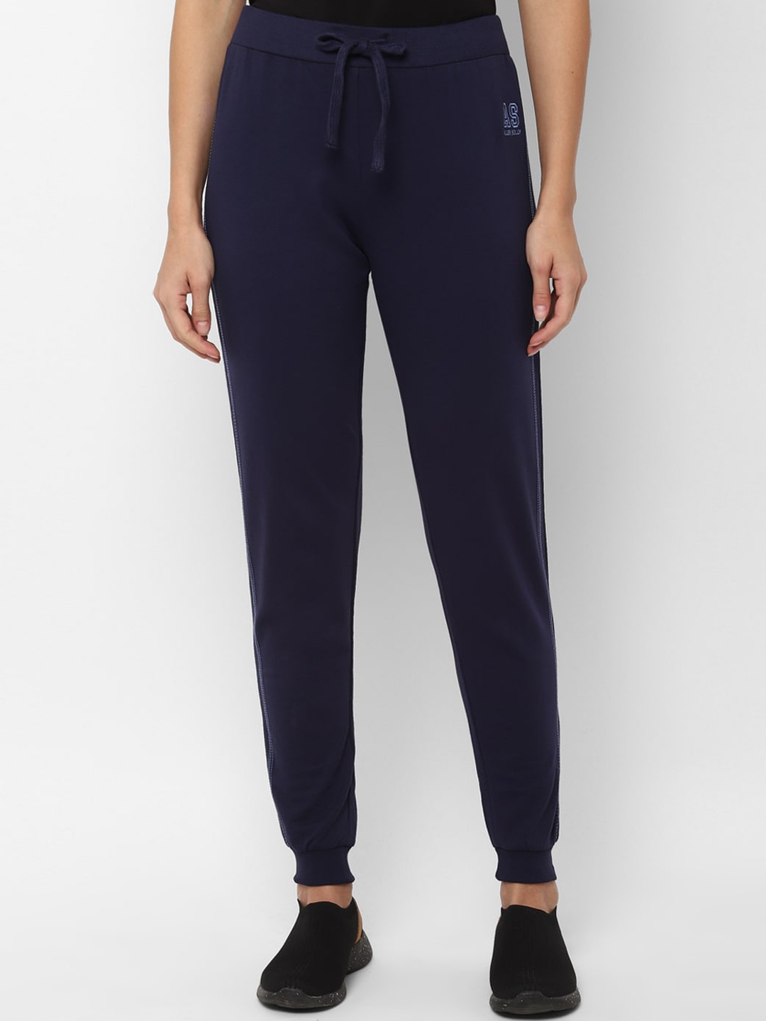 

Allen Solly Woman Women Navy Blue Joggers Trousers
