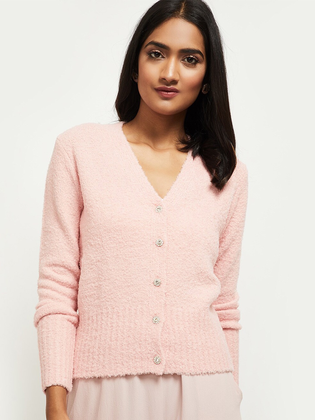 

max Women Pink Sweater