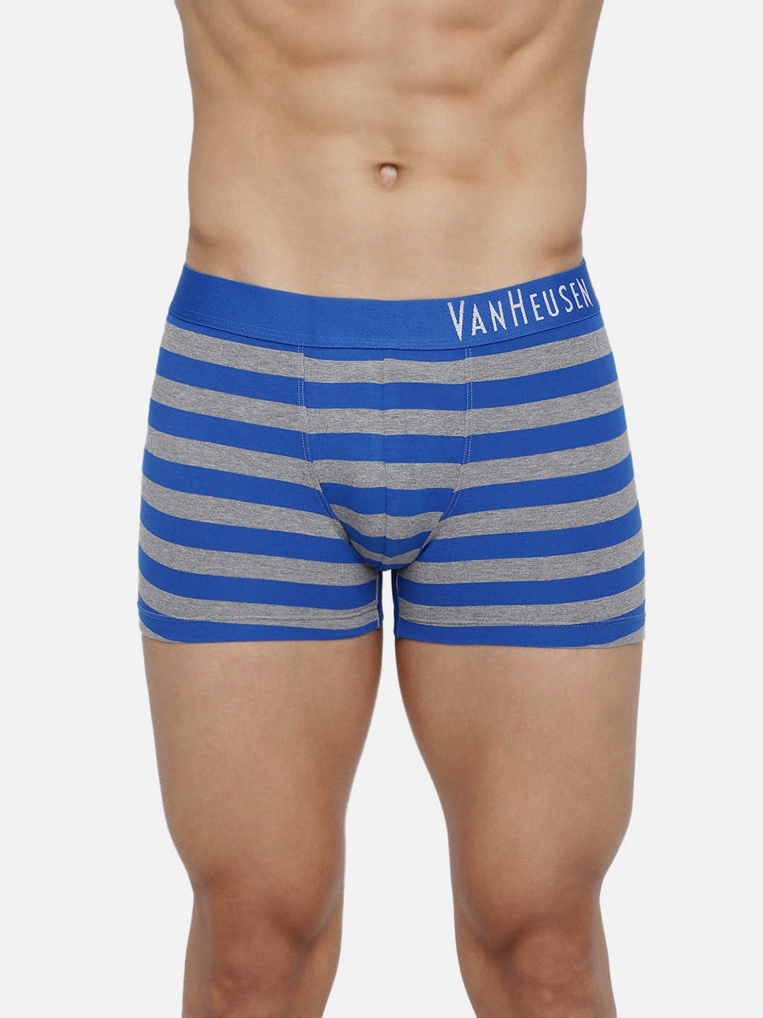 

Van Heusen Men CYS-08 Striped Colour Fresh Ultra Soft Trunks 8905325982685, Blue
