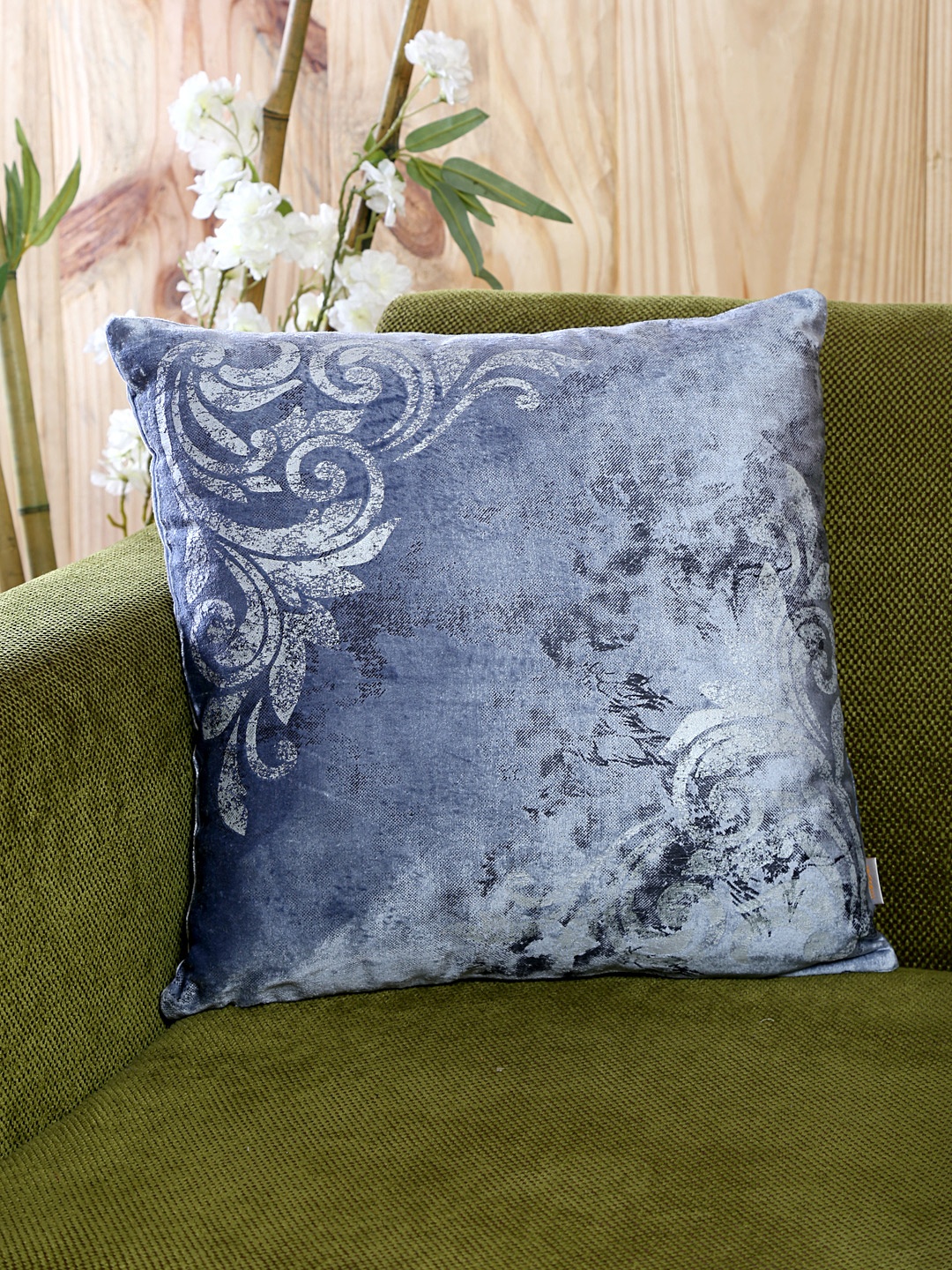 

MASPAR Blue Single Printed 18" x 18" Square Cushion Cover