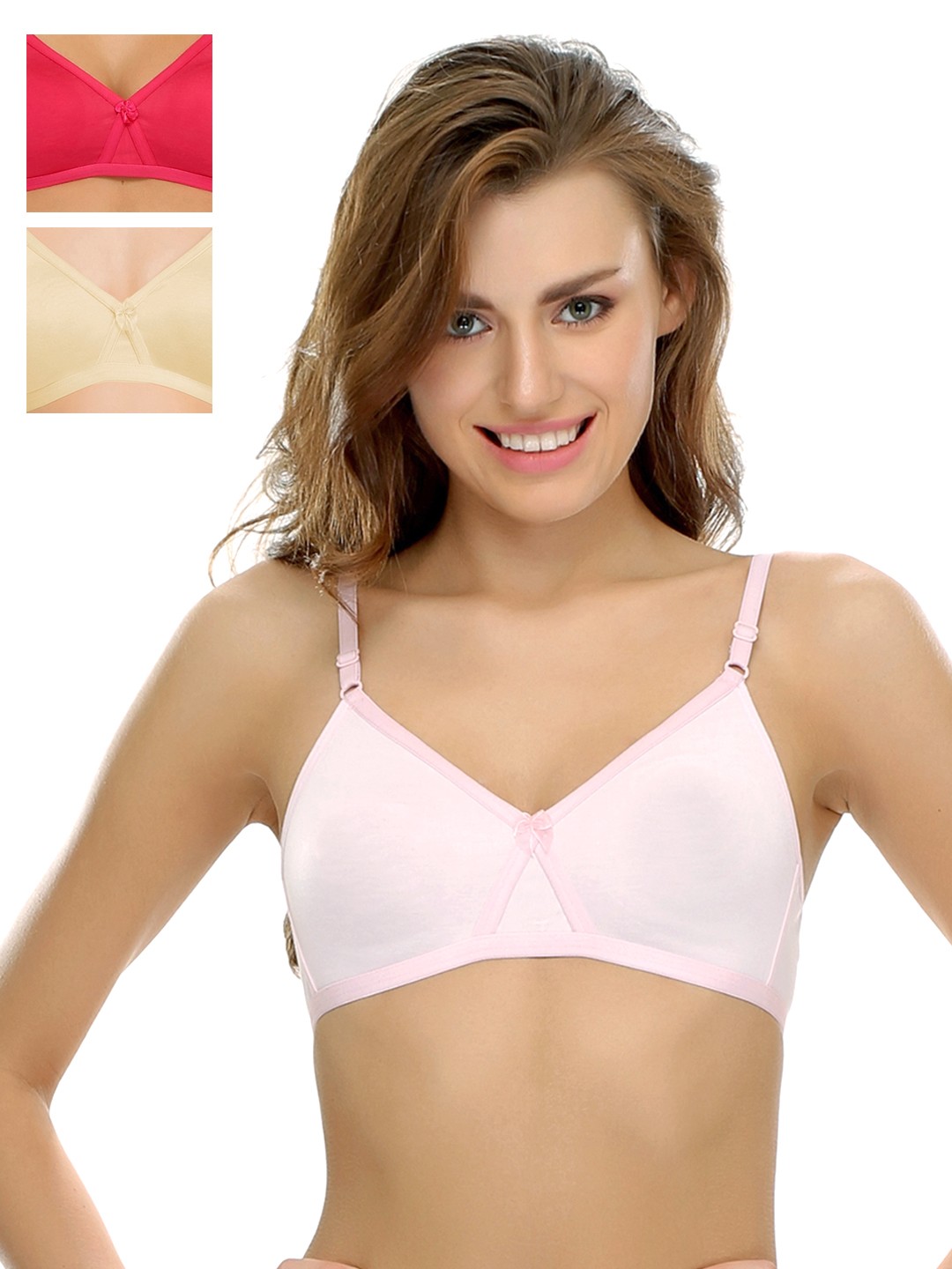 

Clovia Pack Of 2 Bra, Beige