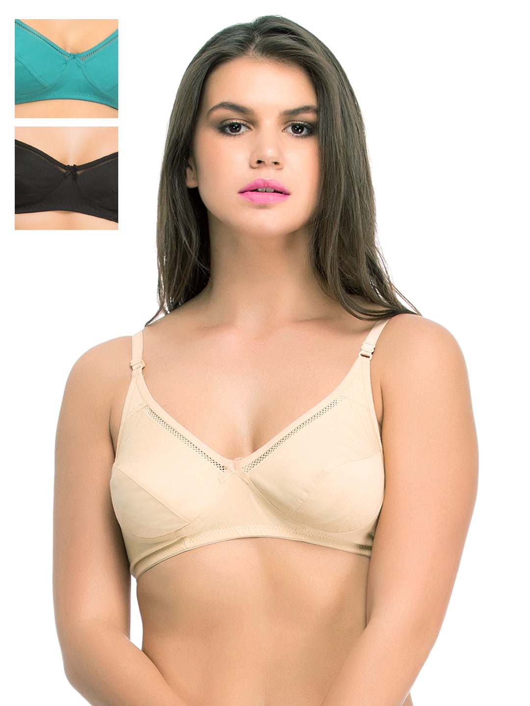 

Clovia Pack Of 2 Bra, Beige