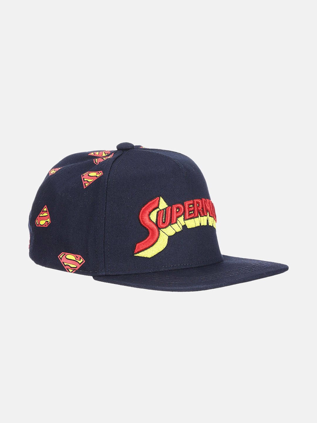 

Kids Ville Boys Navy Blue & Red Superman Printed Baseball Cap