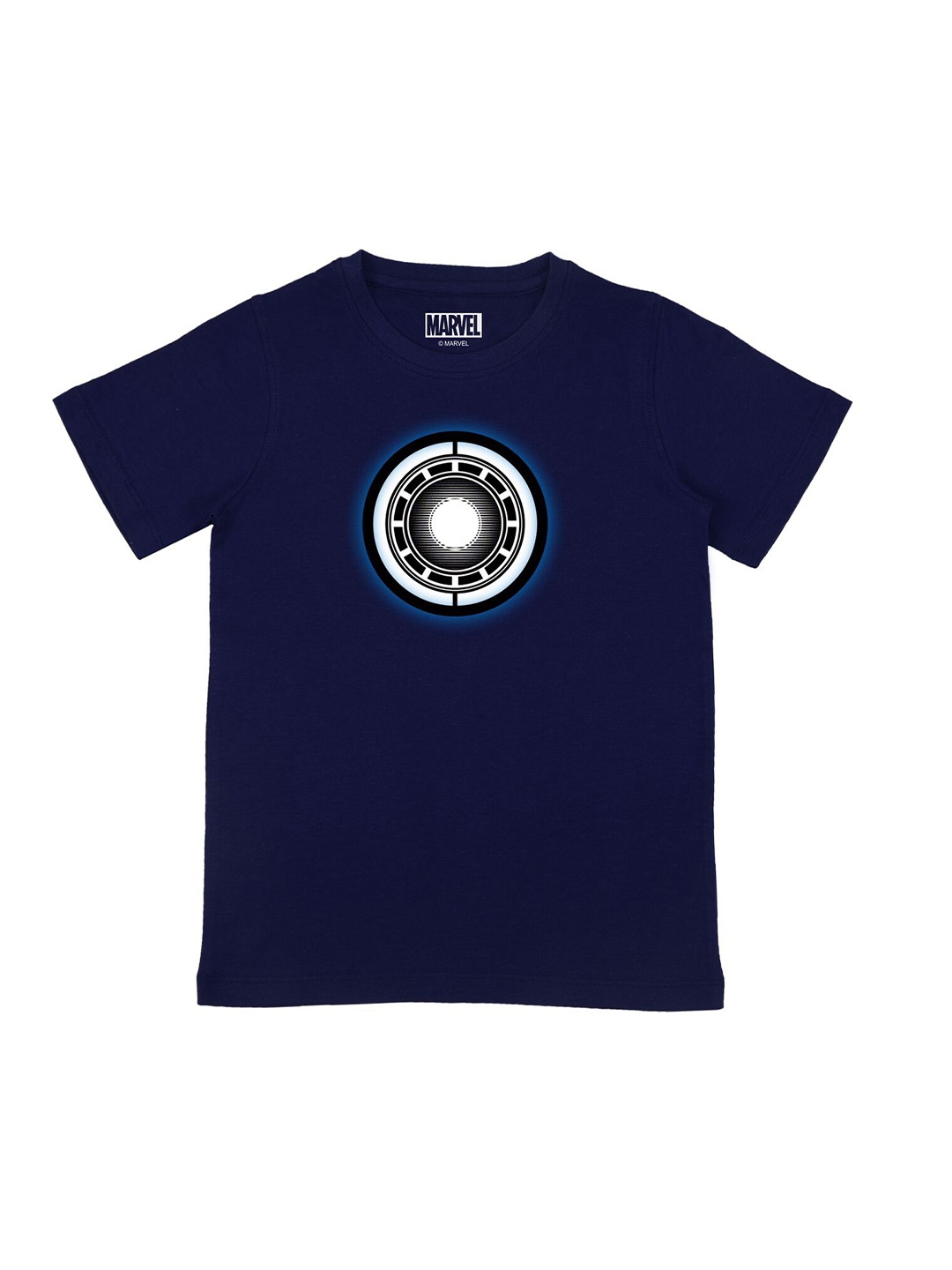 

Marvel by Wear Your Mind Boys Navy Blue Printed T-Shirt