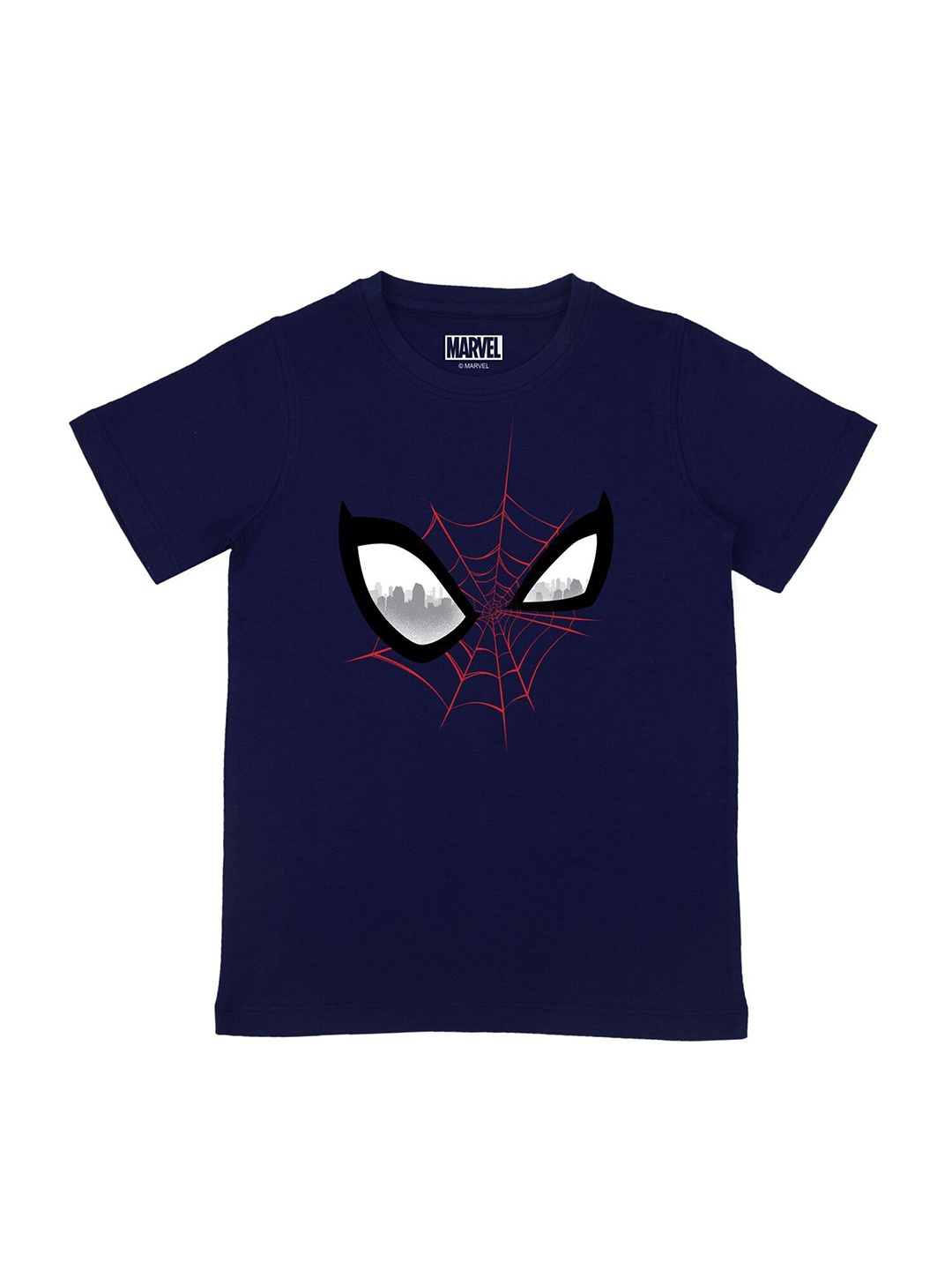 

Marvel by Wear Your Mind Boys Navy Blue Printed T-shirt