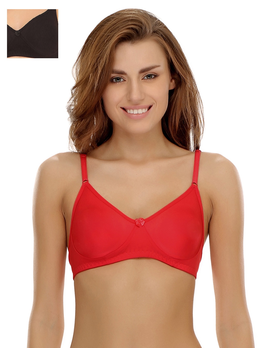 

Clovia Pack Of 2 Bra, Black