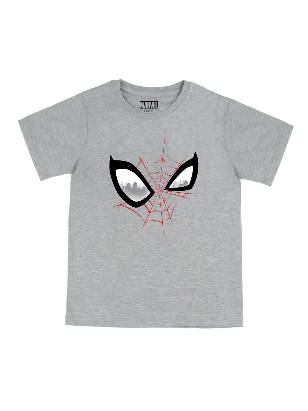 

Marvel by Wear Your Mind Boys Grey Spider-Man Printed T-shirt