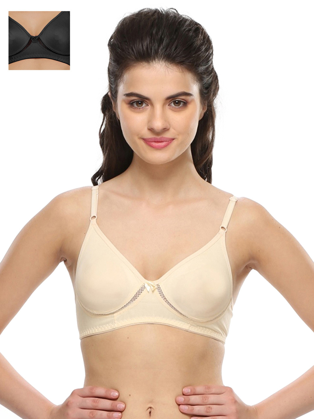 

Clovia Pack Of 2 Bra, Black