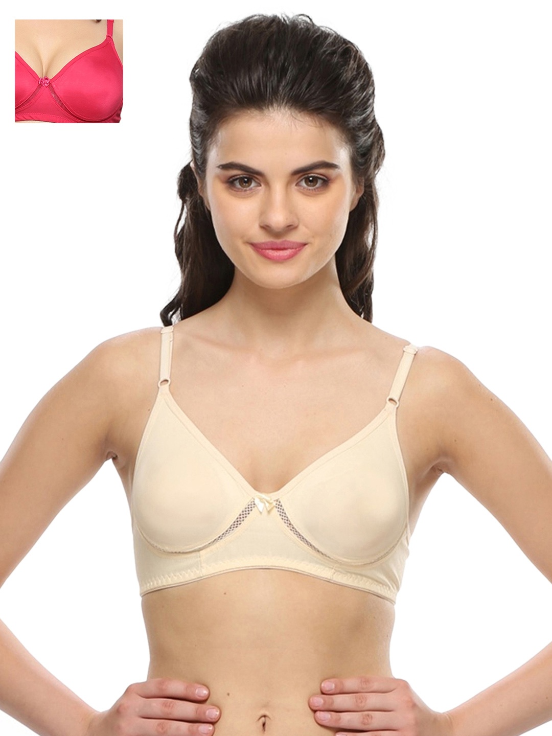 

Clovia Pack Of 2 Bra, Cream