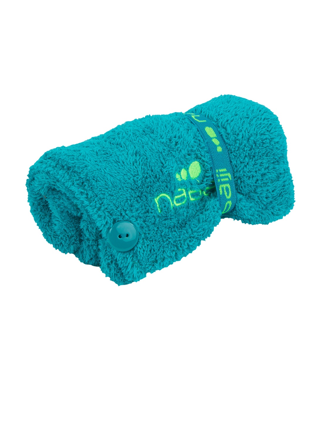 

Nabaiji By Decathlon Sea Green Microfiber Soft Hair Towel