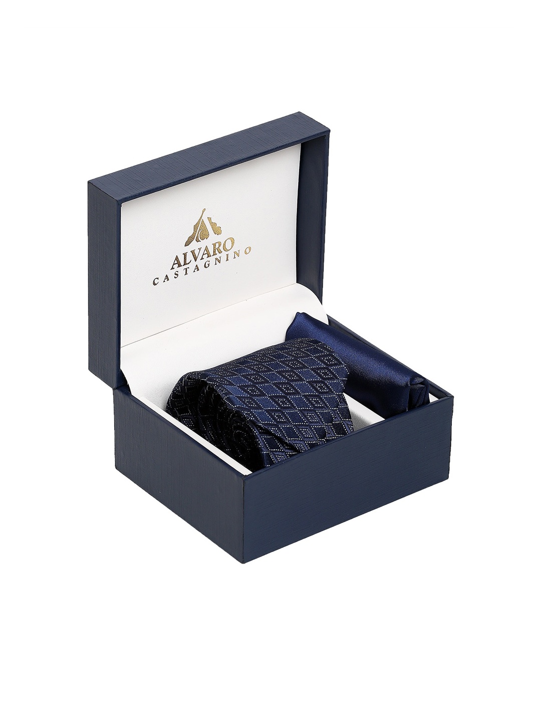 

Alvaro Castagnino Men Blue Microfiber Accessory Gift Set