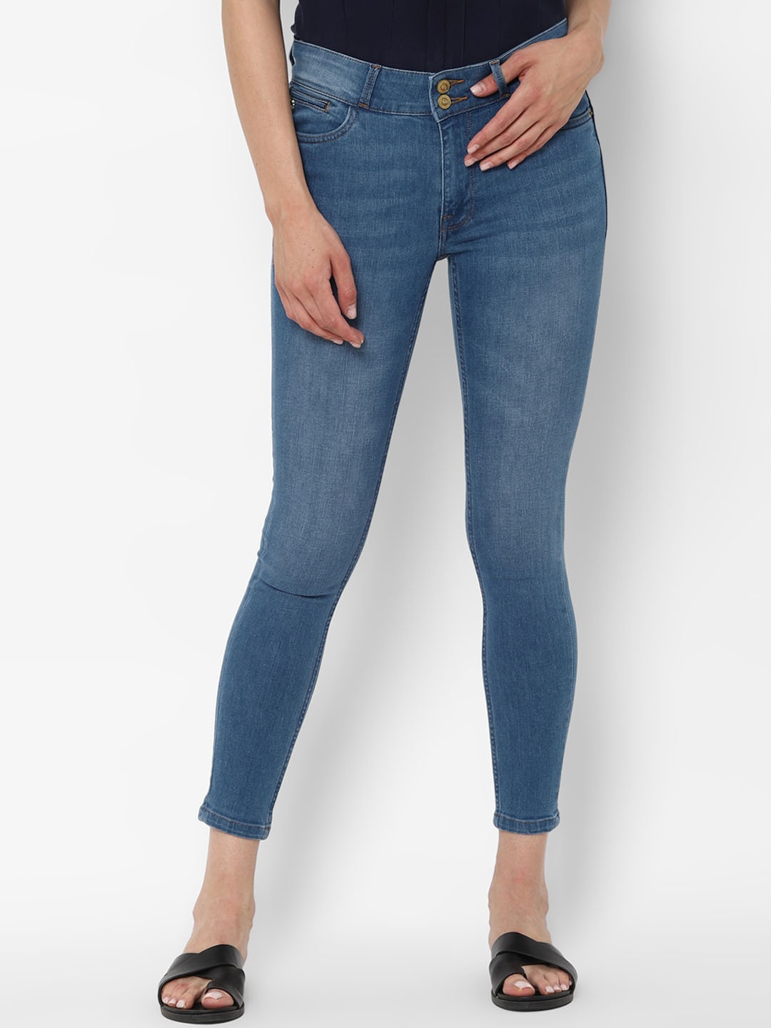 

Allen Solly Woman Women Blue Jeans