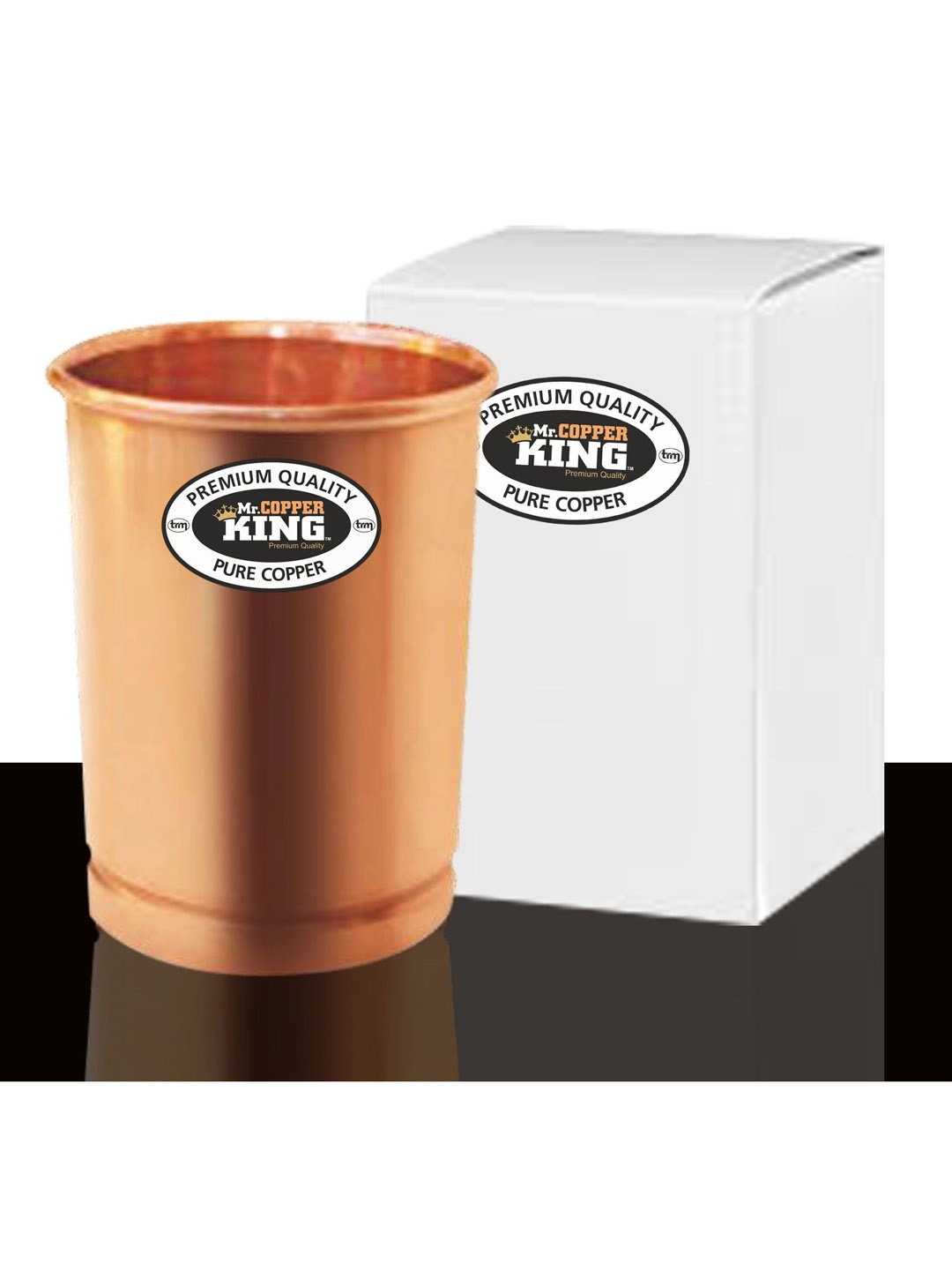 

MR. COPPER KING Copper-Toned Non-Toxic Tumbler 300 ml