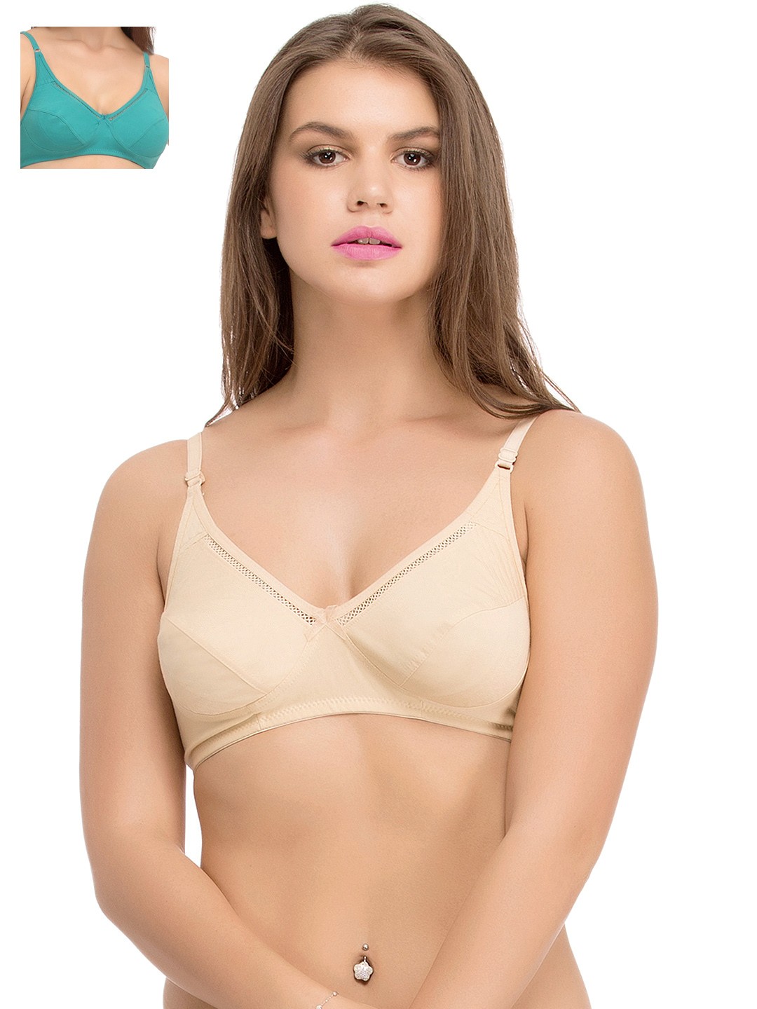 

Clovia Pack Of 2 Bra, Blue