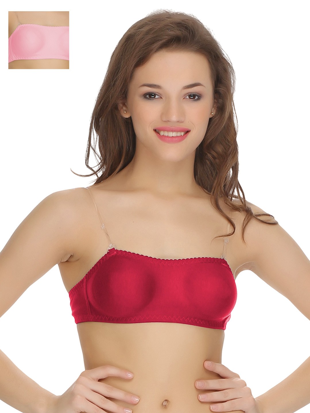 

Clovia Pack Of 2 Bra, Pink