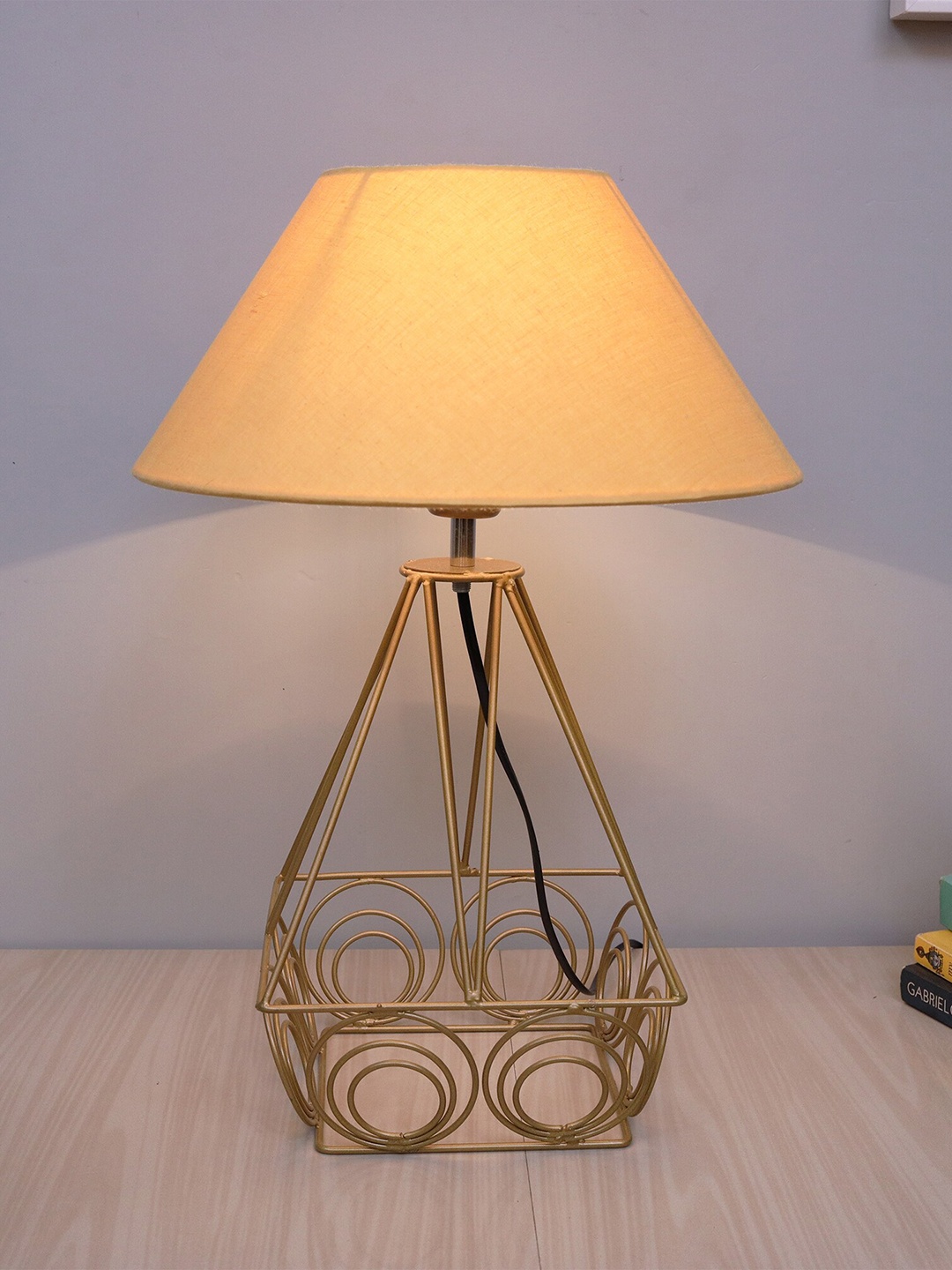 

Homesake Gold Modern Farmhouse Metal Desk Table Lamp