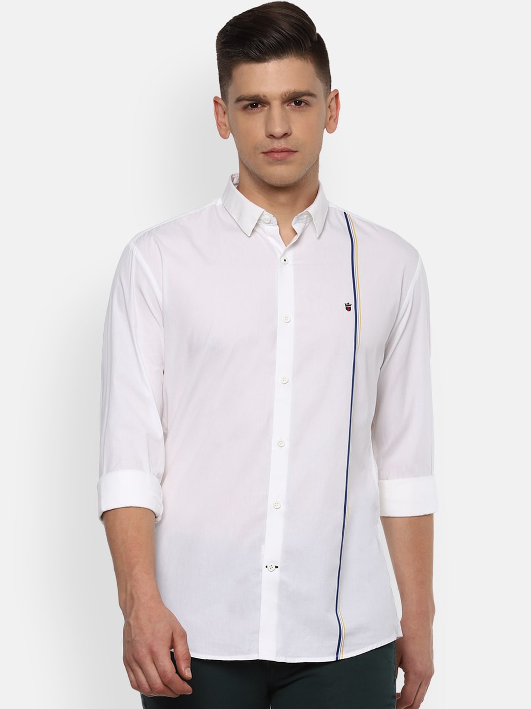 

Louis Philippe Sport Men White Slim Fit Opaque Casual Shirt