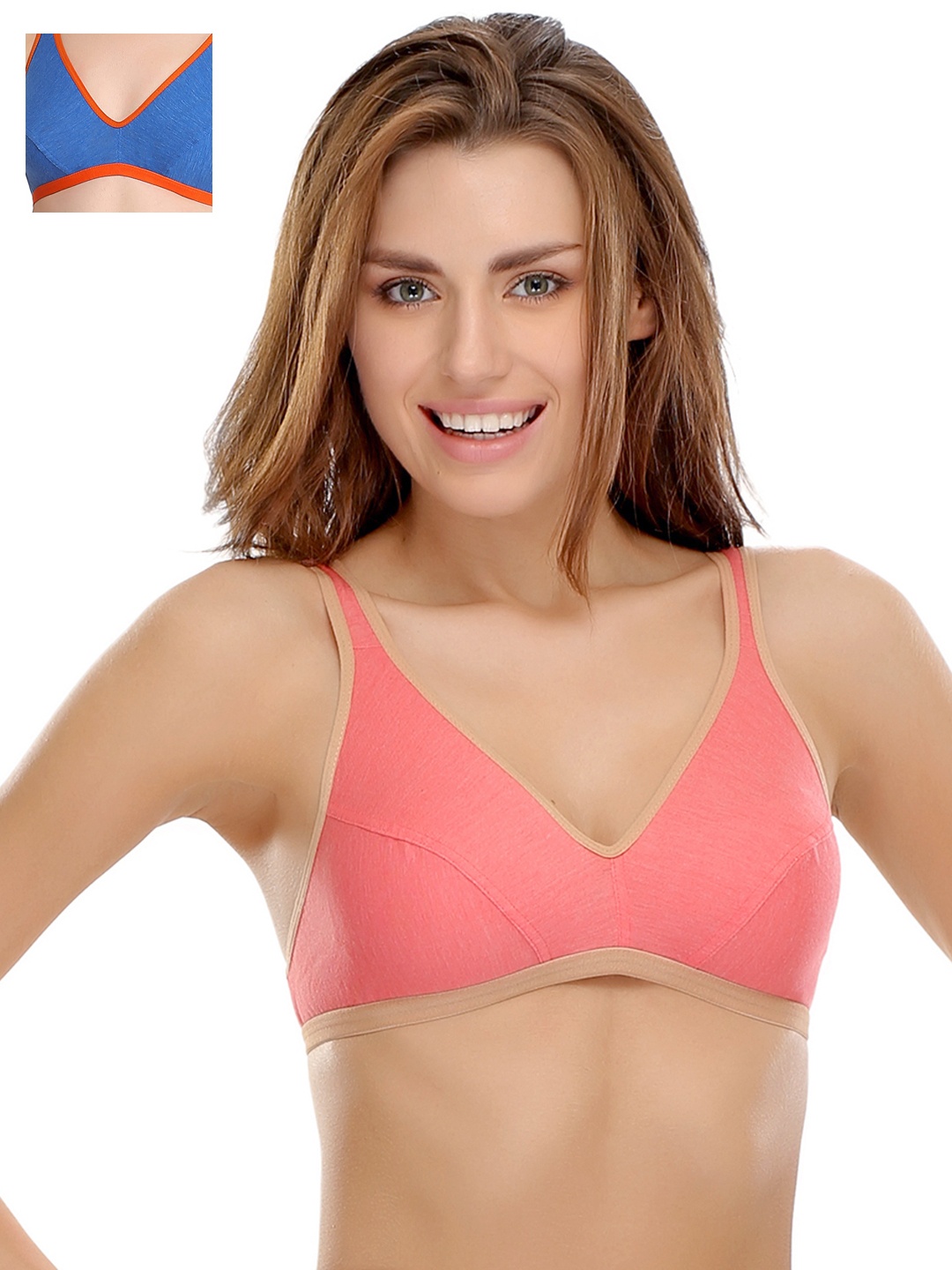 

Clovia Pack Of 2 Bra, Pink