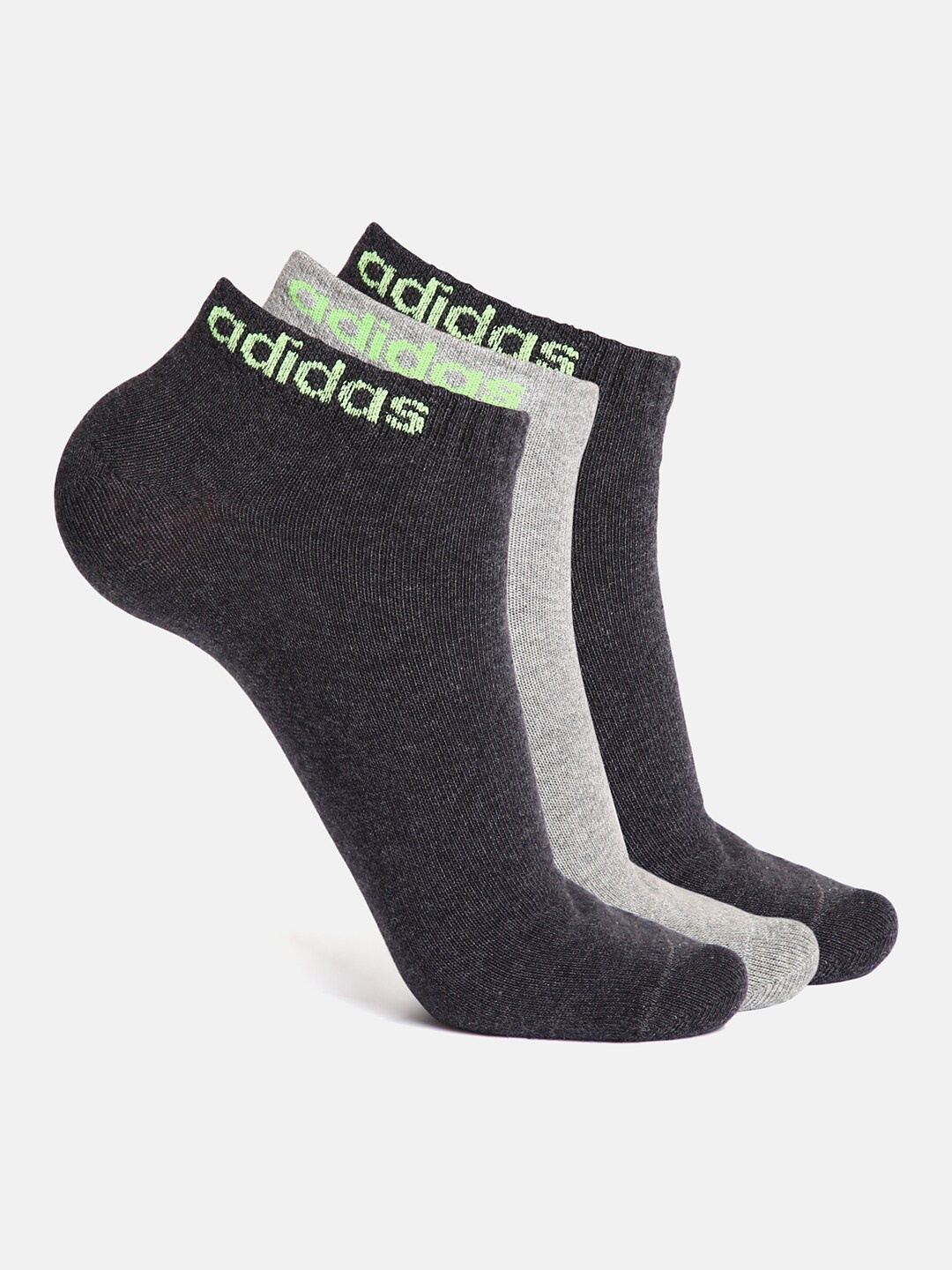 

ADIDAS Men Pack Of 3 Assorted Ankle-Length Socks