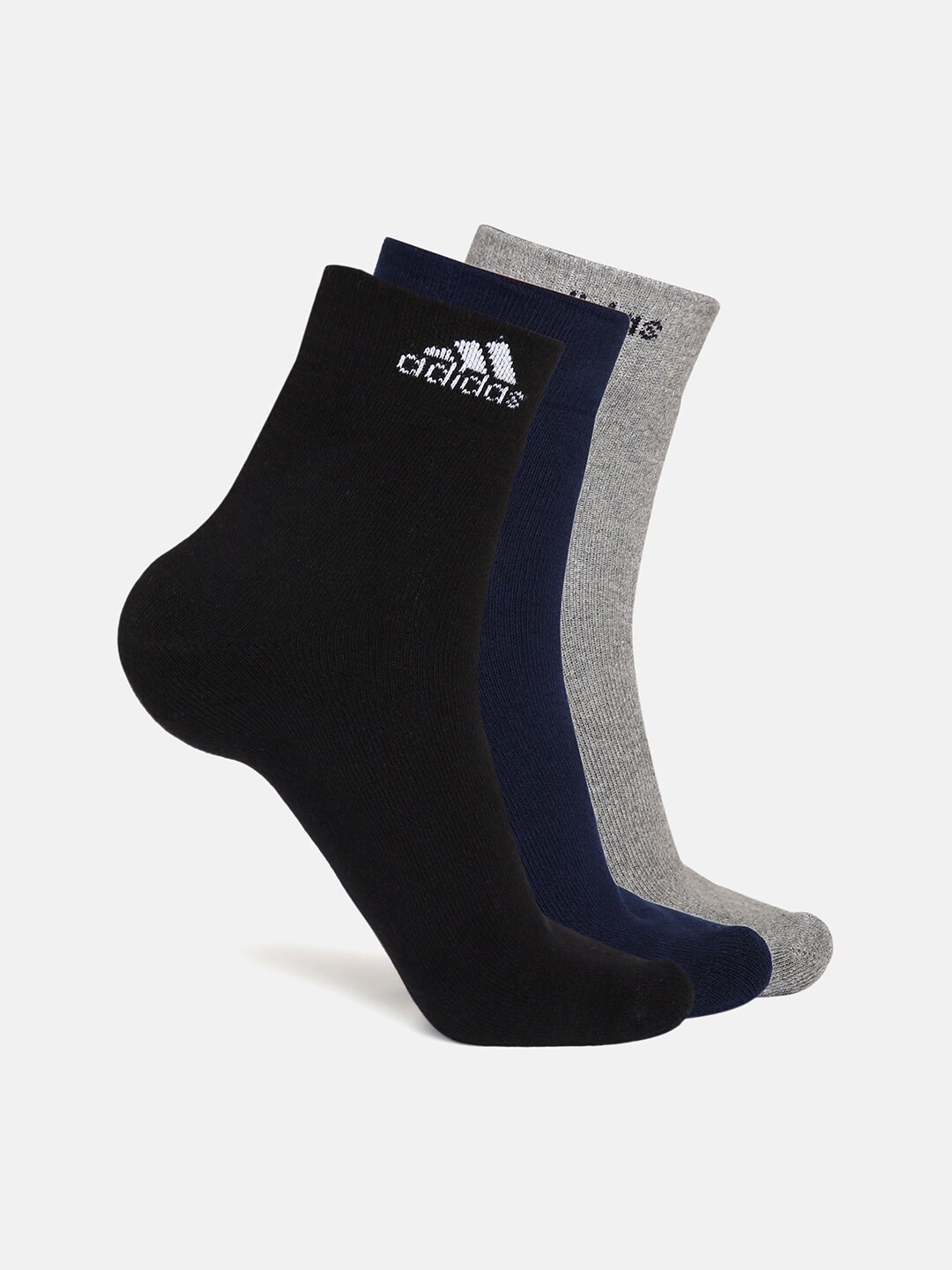 

ADIDAS Men Pack Of 3 Assorted Above Ankle-Length Socks